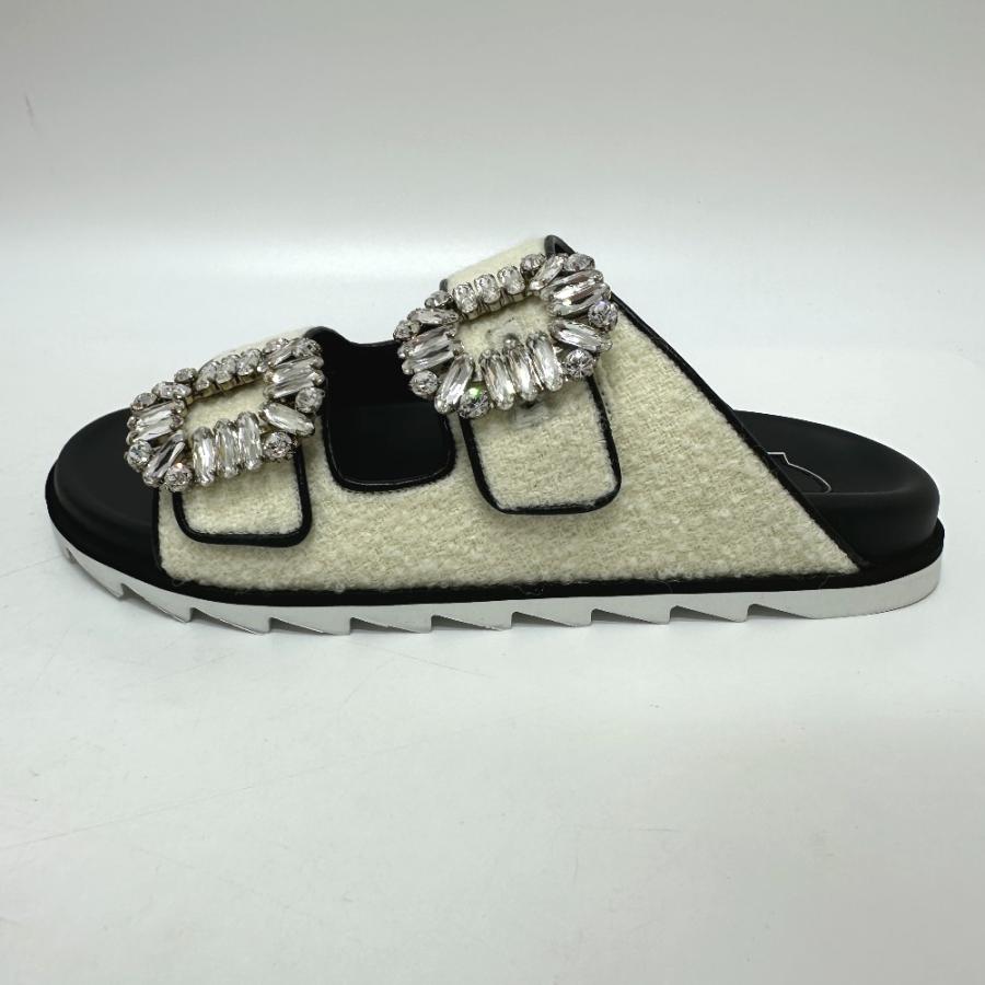 未使用 ROGER VIVIER ロジェヴィヴィエ スライディー ヴィヴ ストラス