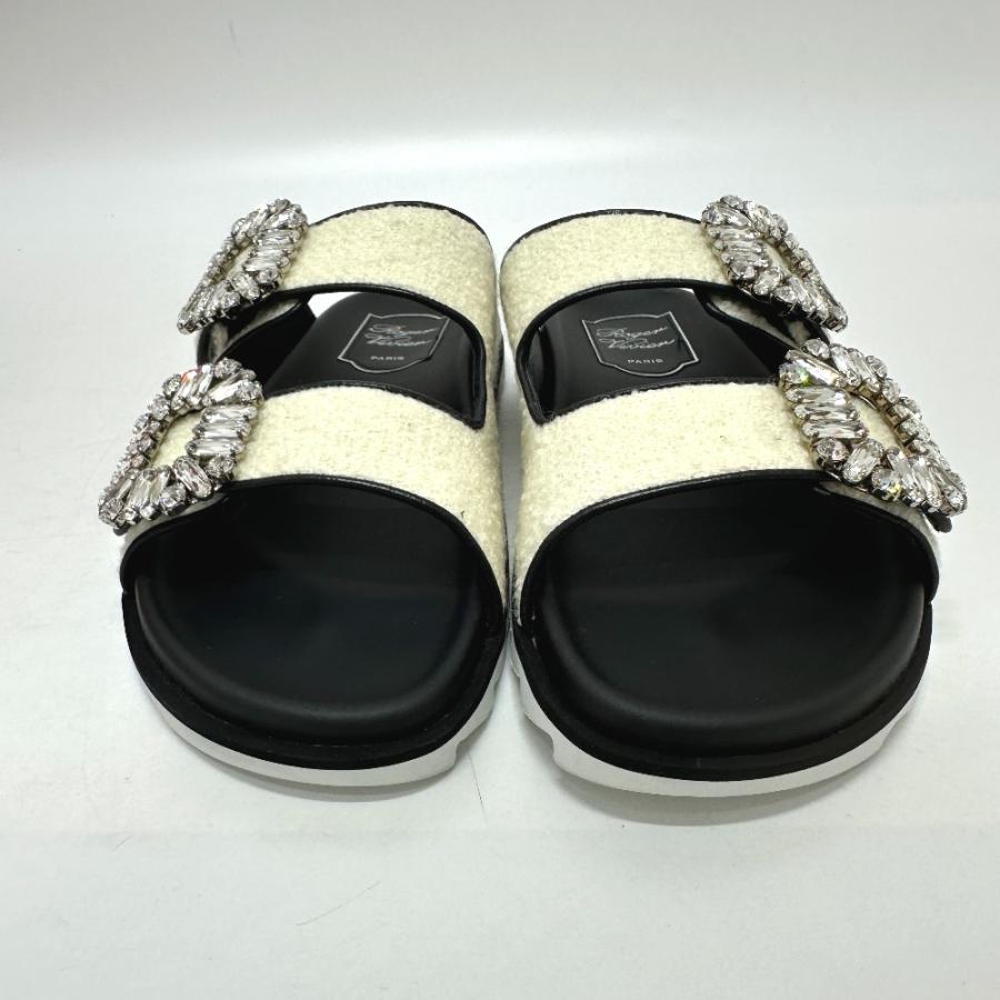 未使用 ROGER VIVIER ロジェヴィヴィエ スライディー ヴィヴ ストラス