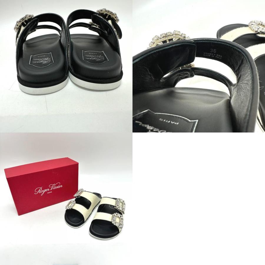 未使用 ROGER VIVIER ロジェヴィヴィエ スライディー ヴィヴ ストラス