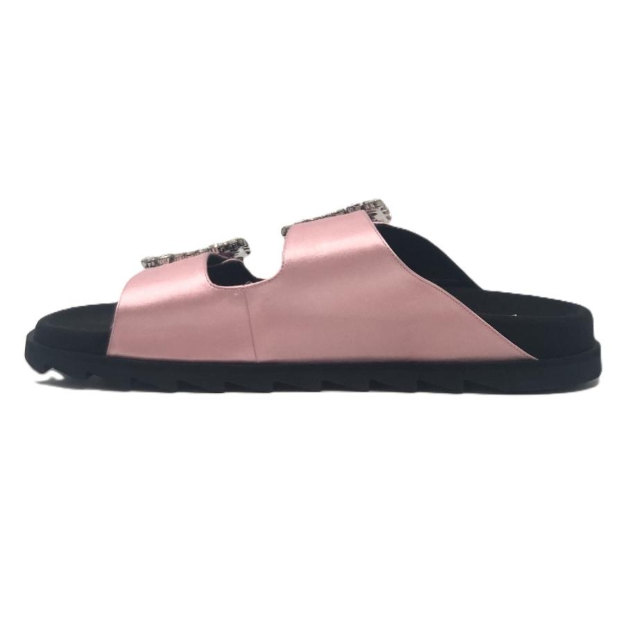 未使用 ROGER VIVIER ロジェヴィヴィエ スライディー ヴィヴ ストラス ニーマン マーカス限定 サンダル ピンク レディース【中古】 |  | 05