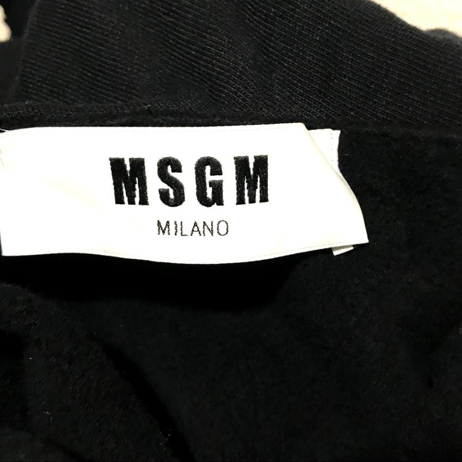 エムエスジーエム MSGM フリル 2341MDM61 スウェット トレーナー トップスその他 ブラック MSGM - エムエスジーエム MSGM フリル 2341MDM61 スウェット