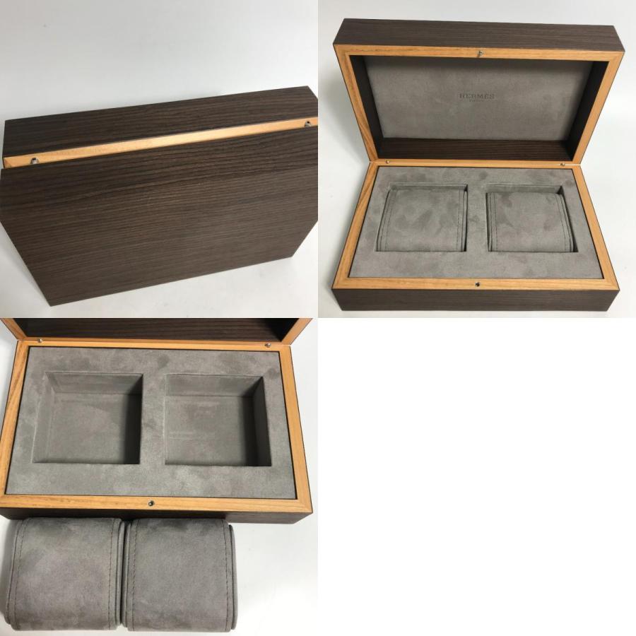 未使用 HERMES エルメス ウォッチケース 時計ケース 小物入れ ブラウン メンズ【中古】 | HERMES | 09