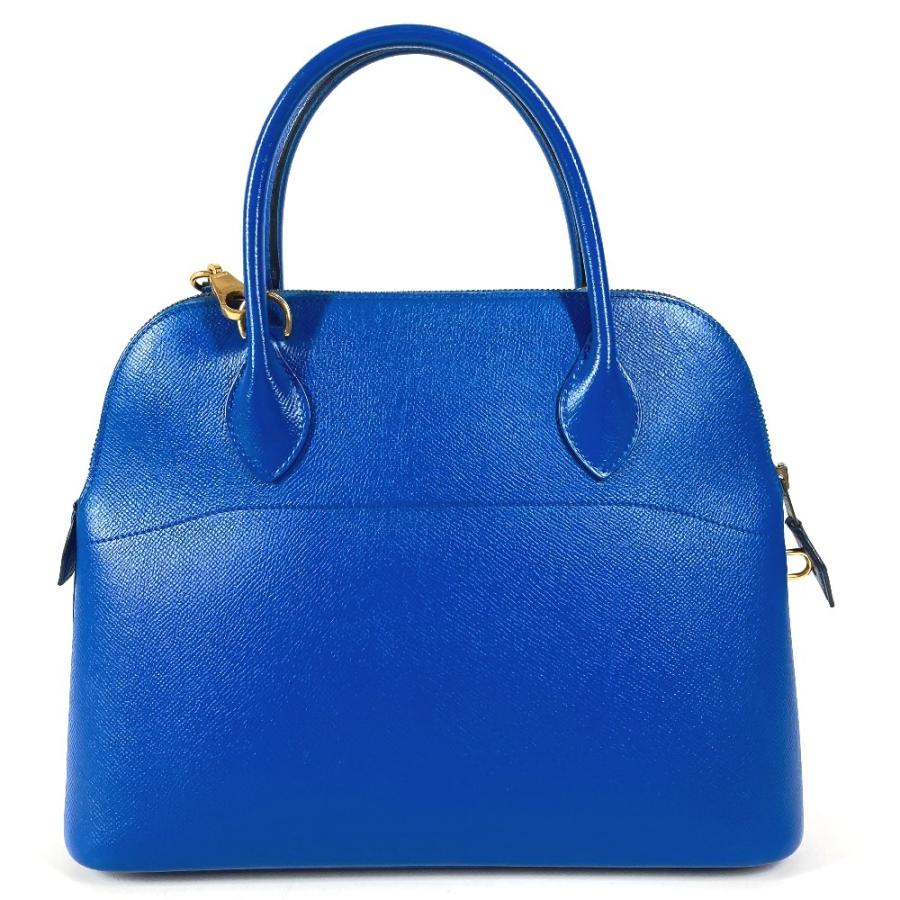 HERMES エルメス ボリード31 ボリード 31 2WAYバッグ ショルダーバッグ カバン トートバッグ ハンドバッグ ブルー レディース【中古】 | HERMES | 01