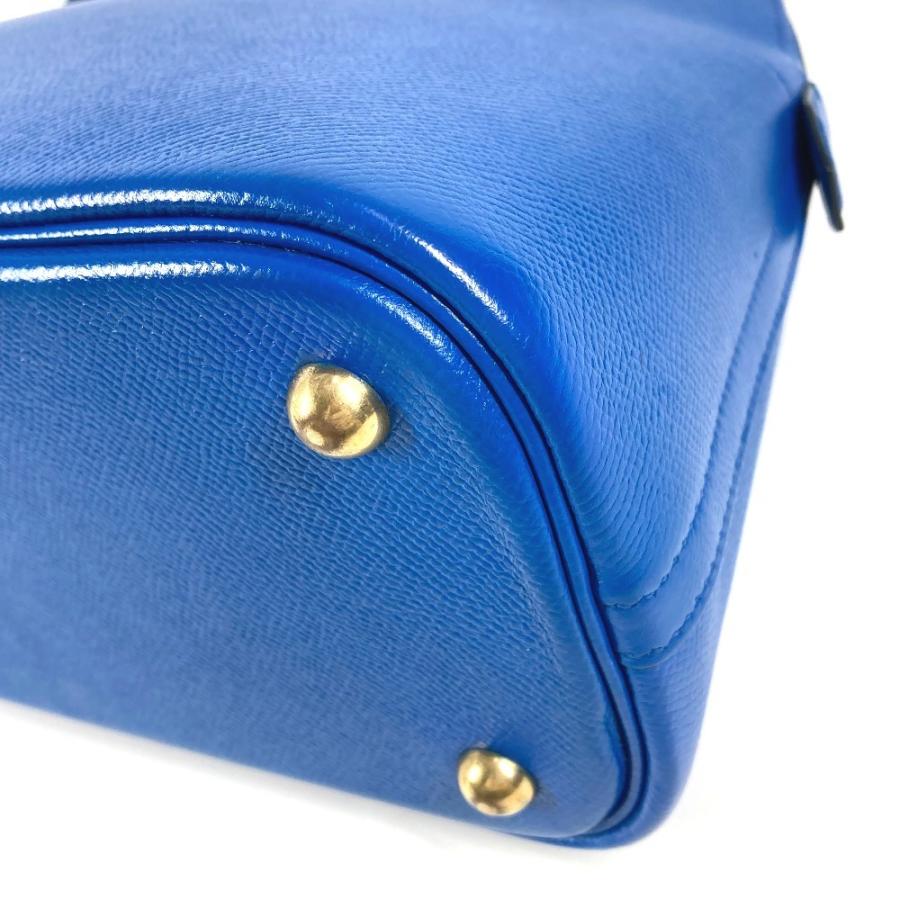 HERMES エルメス ボリード31 ボリード 31 2WAYバッグ ショルダーバッグ カバン トートバッグ ハンドバッグ ブルー レディース【中古】 | HERMES | 05