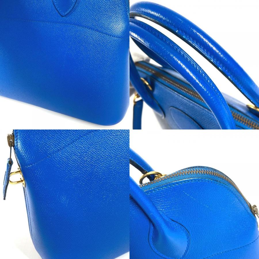 HERMES エルメス ボリード31 ボリード 31 2WAYバッグ ショルダーバッグ カバン トートバッグ ハンドバッグ ブルー レディース【中古】 | HERMES | 07