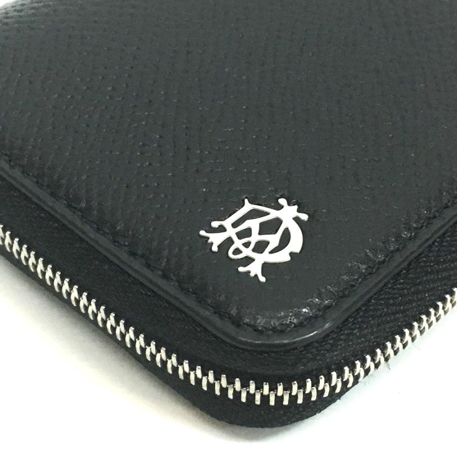 Dunhill ダンヒル ラウンドジップ 6連キーケース 革小物 小物 鍵 鍵入れ 6連 ワンポイント キーケース ブラック メンズ【中古】 | dunhill | 03