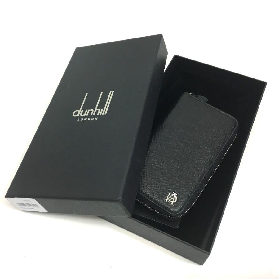 Dunhill ダンヒル ラウンドジップ 6連キーケース 革小物 小物 鍵 鍵入れ 6連 ワンポイント キーケース ブラック メンズ【中古】 | dunhill | 07