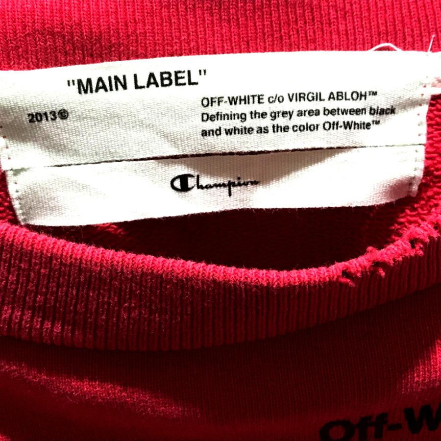 off-white オフホワイト OMBA021S188750502010 スウェット トレーナー 2018SS クルーネック |  | 05