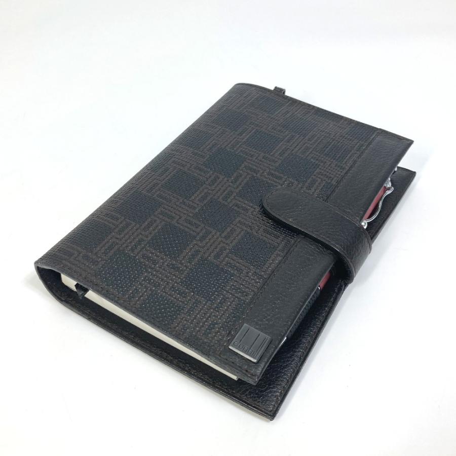 Dunhill ダンヒル 文房具/筆記用具 総柄 ロンドン地図 ノートカバー レザー ブラウン メンズ【中古】新品同様 | dunhill | 02