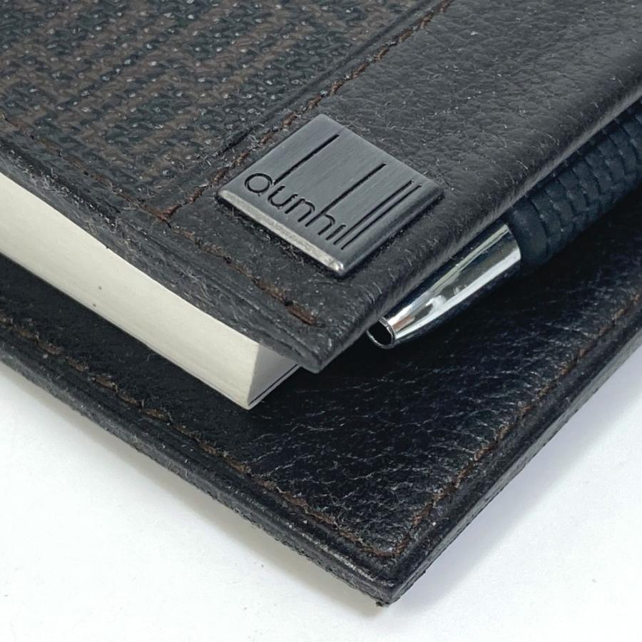 Dunhill ダンヒル 文房具/筆記用具 総柄 ロンドン地図 ノートカバー レザー ブラウン メンズ【中古】新品同様 | dunhill | 03