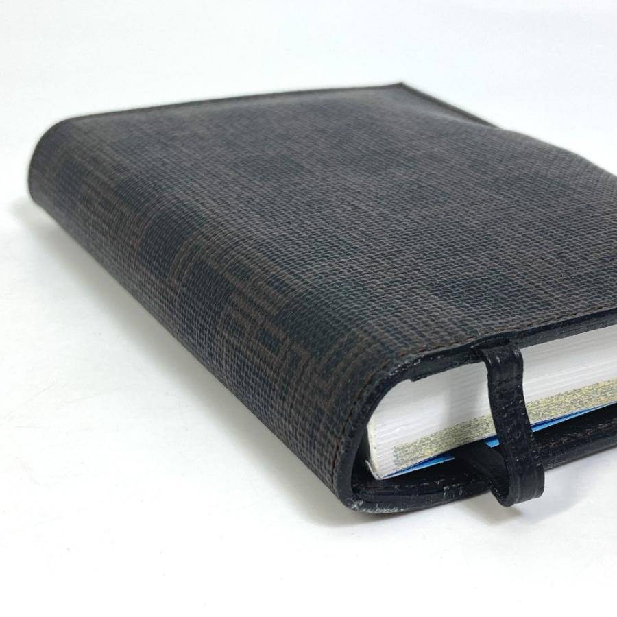 Dunhill ダンヒル 文房具/筆記用具 総柄 ロンドン地図 ノートカバー レザー ブラウン メンズ【中古】新品同様 | dunhill | 04