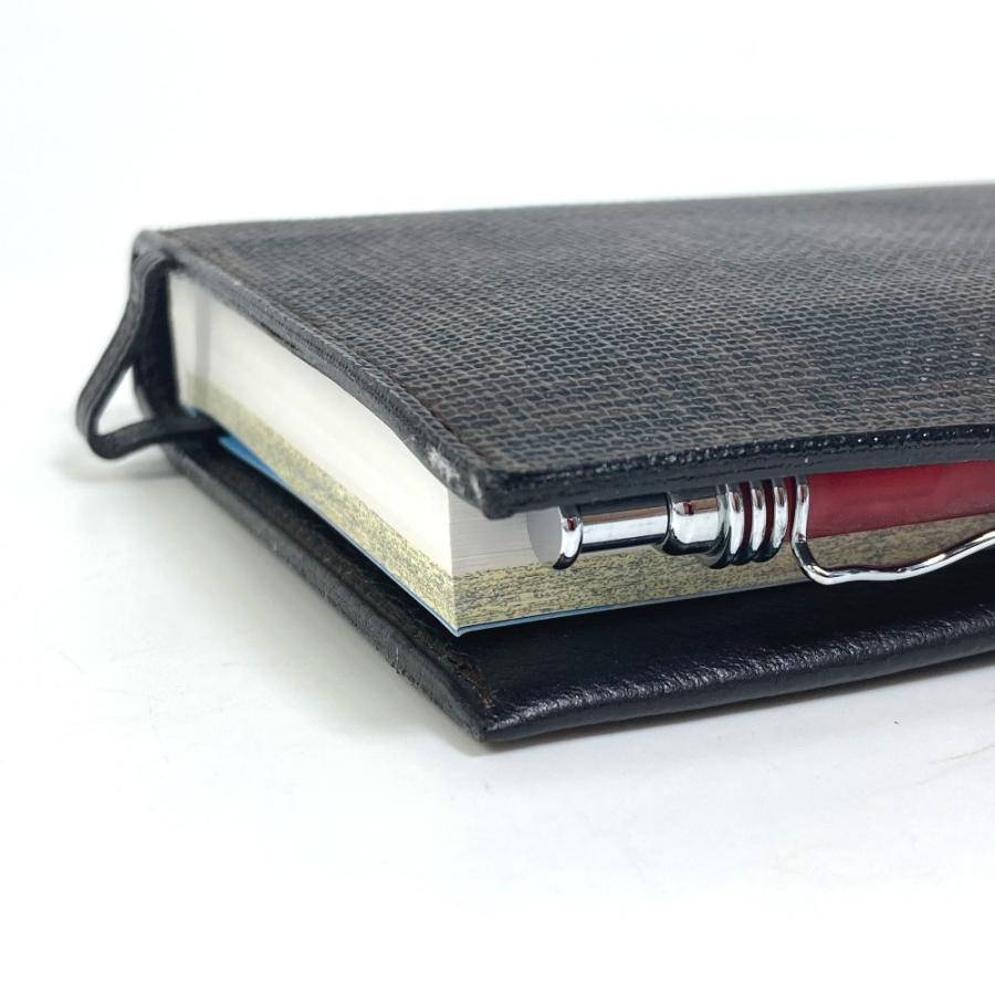 Dunhill ダンヒル 文房具/筆記用具 総柄 ロンドン地図 ノートカバー レザー ブラウン メンズ【中古】新品同様 | dunhill | 05