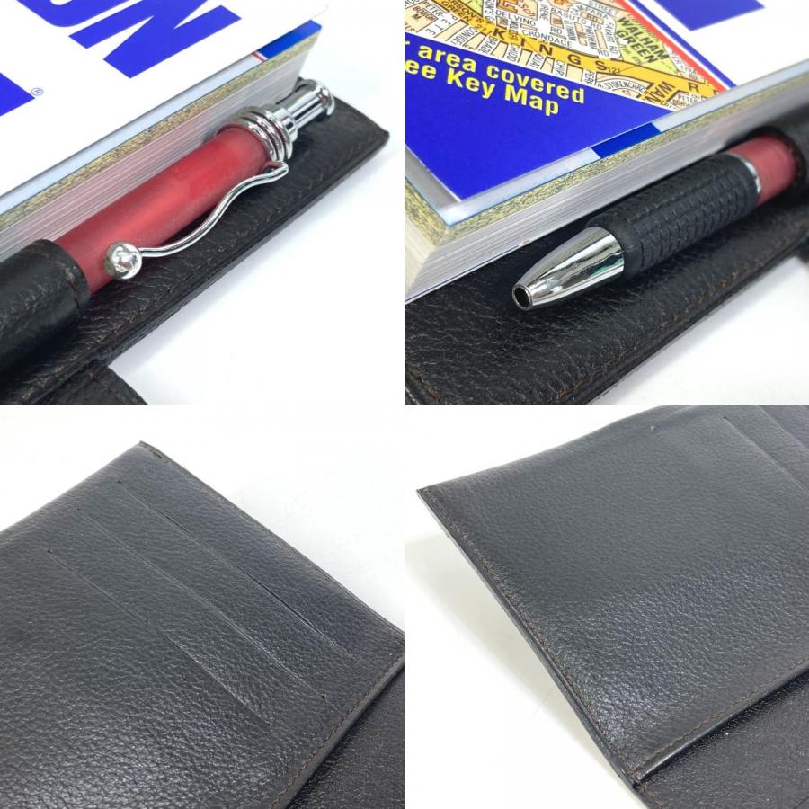 Dunhill ダンヒル 文房具/筆記用具 総柄 ロンドン地図 ノートカバー レザー ブラウン メンズ【中古】新品同様 | dunhill | 08