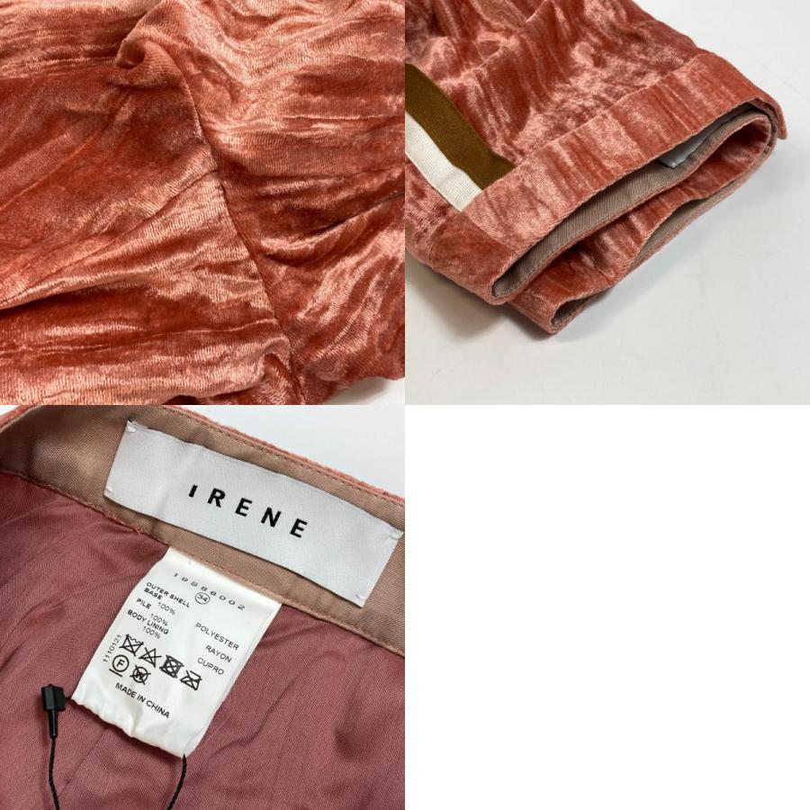 IRENE アイレネ 19S88002 ベルベット アパレル ボトムス パンツ 