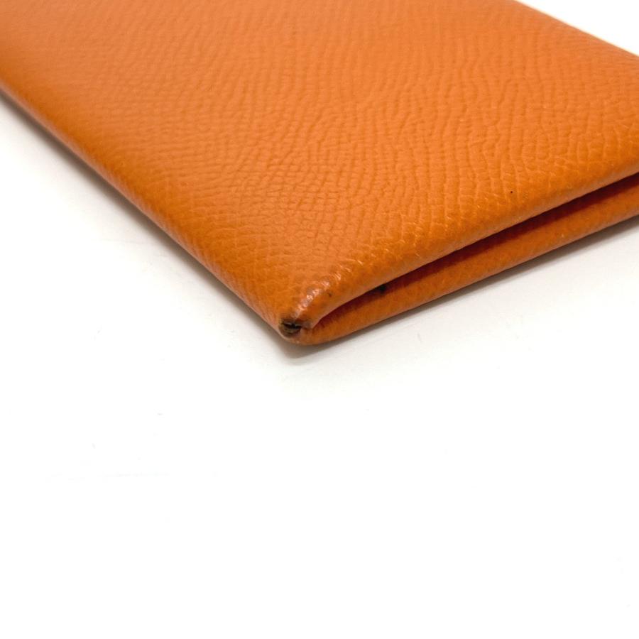 HERMES（エルメス） カルヴィ 名刺入れ カードケース オレンジ
