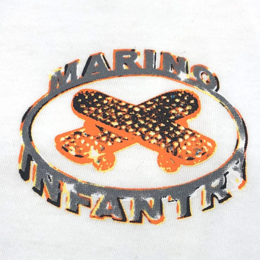 新品同様 VLONE ヴィローン マリノインファントリー コラボ Tシャツ MARINO INFANTRY TEE  半袖Ｔシャツ コットン ホワイト メンズ【中古】 |  | 04