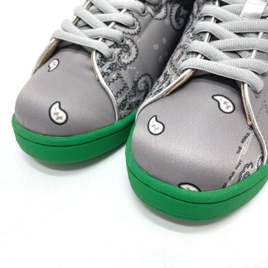 未使用 ザ・ワールドイズユアーズ ジャポニカ ペイズリー総柄 シューズ キャンバス メンズ グレー |  | 05