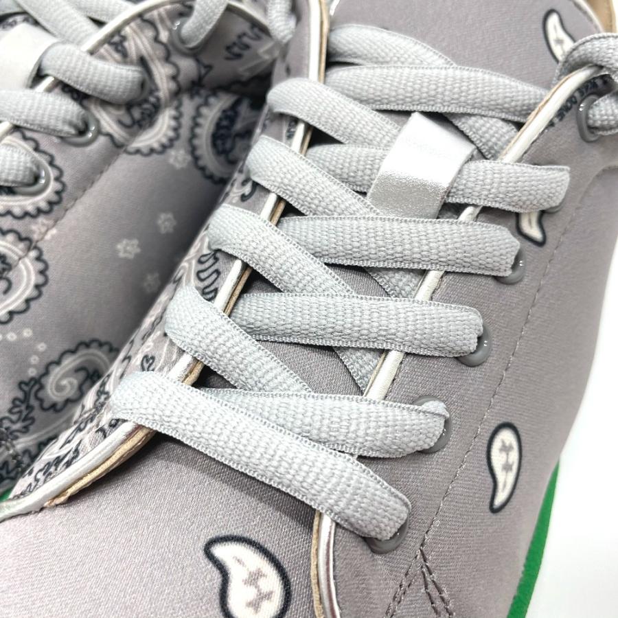 未使用 ザ・ワールドイズユアーズ ジャポニカ ペイズリー総柄 シューズ キャンバス メンズ グレー |  | 06