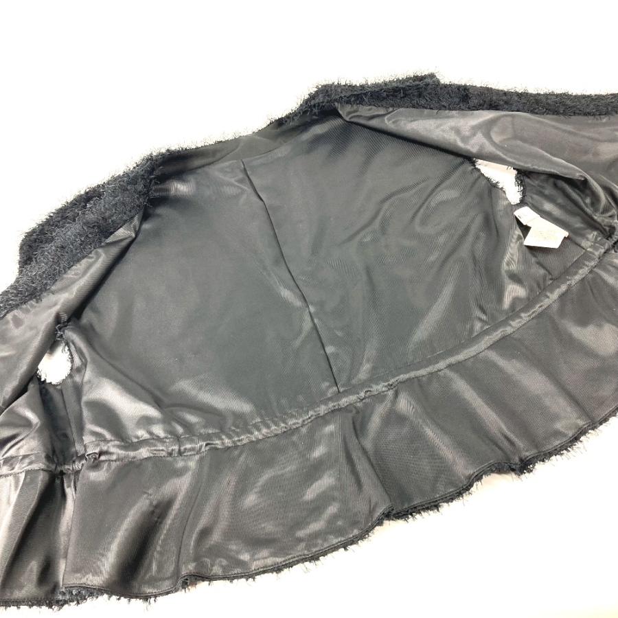 COEL コエル 181403043 ジャガード シャギー リボン ファー ベスト スカート アパレル セットアップ ブラック レディース【中古】 |  | 06