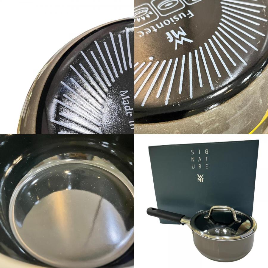 新品同様 WMF ヴェーエムエフ W0515275290 フュージョンテック ミネラル ソースパン 片手鍋 16cm 鍋 調理器具 ダークブラス シ【中古】の画像