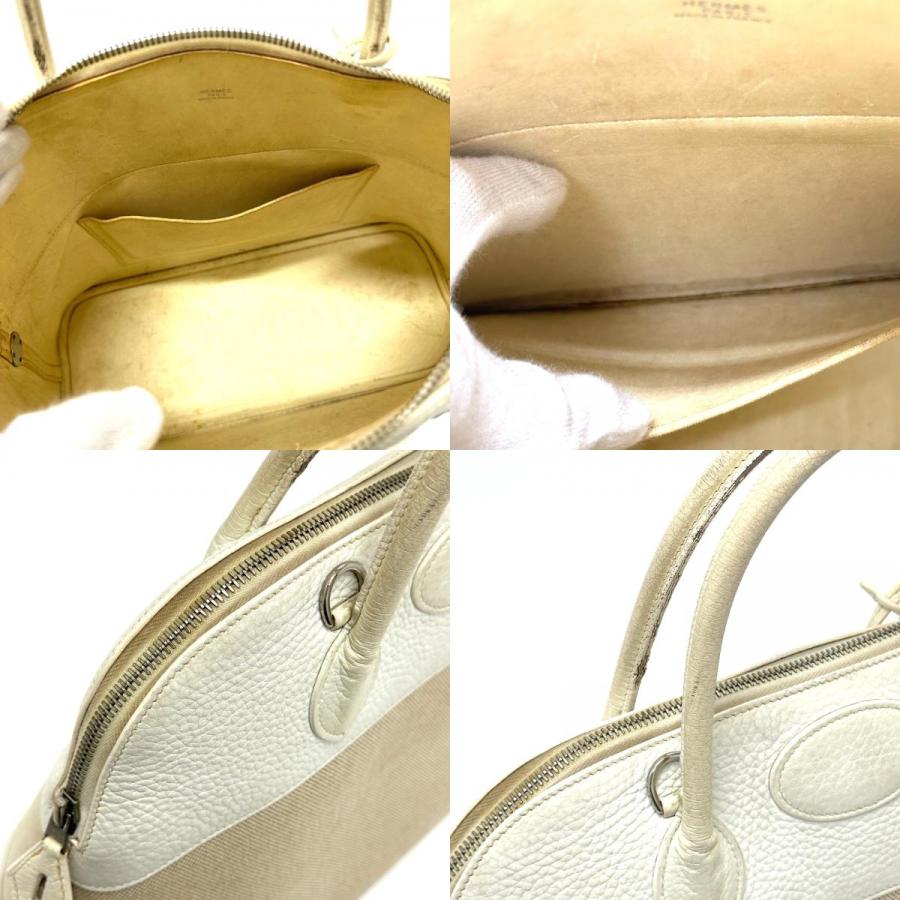 HERMES エルメス ボリード35 カバン ハンドバッグ ホワイト レディース【中古】 | HERMES | 09