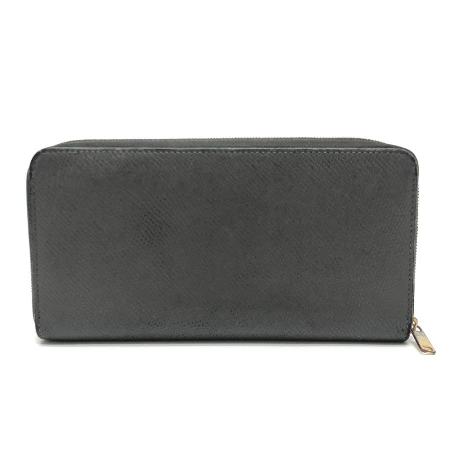 CELINE セリーヌ ロゴ ラウンドファスナー ラウンドジップ ロングウォレット 長財布 グレー ユニセックス【中古】 | CELINE | 01