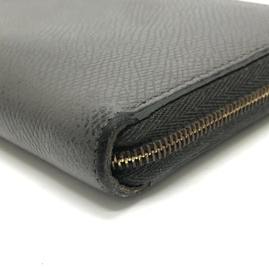 CELINE セリーヌ ロゴ ラウンドファスナー ラウンドジップ ロングウォレット 長財布 グレー ユニセックス【中古】 | CELINE | 05
