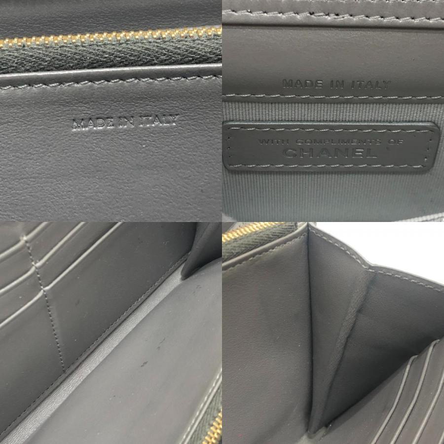 CELINE（セリーヌ） ロゴ ラウンドファスナー ラウンドジップ ロング