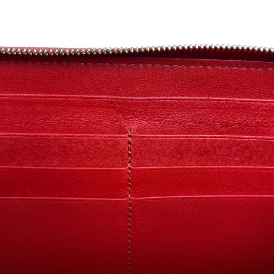 セリーヌ CELINE 長財布 ラウンドファスナー キルティング チャーム付 黒