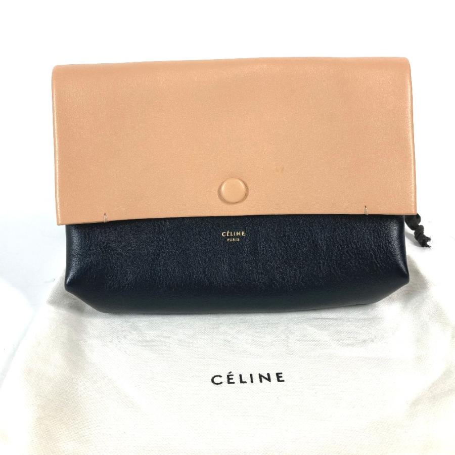 CELINE（セリーヌ） フィービーファイロ ポーチ バイカラー クラッチ 