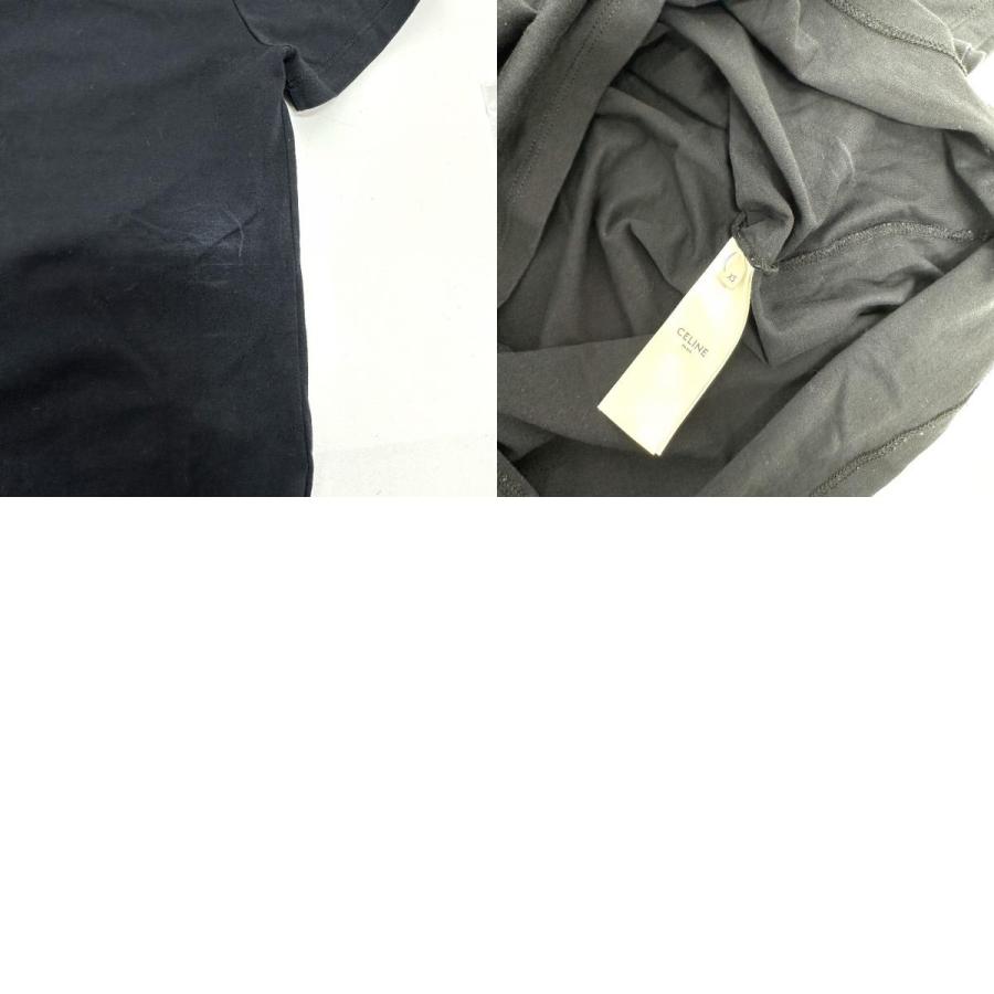 CELINE セリーヌ ロゴ 半袖Ｔシャツ ブラック レディース【中古】 | CELINE | 09