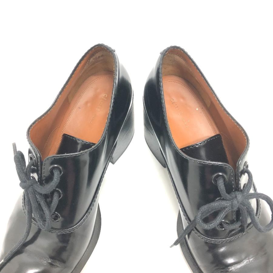 CELINE セリーヌ ドレス ローファー シューズ 靴 ローファー ブラック レディース【中古】 | CELINE | 05