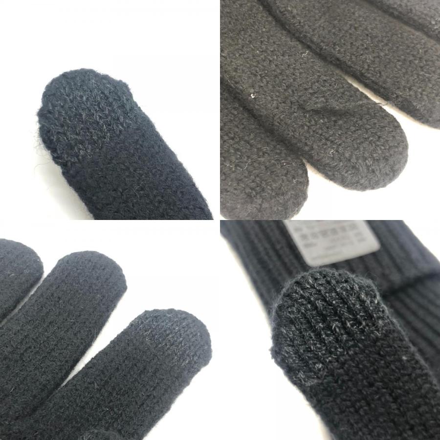 未使用 TAION タイオン ブラックファー付き 防寒具 ファッション小物 非売品 ニット タイオンエクストラ 手袋 ブラック レディース【中古】 |  | 07