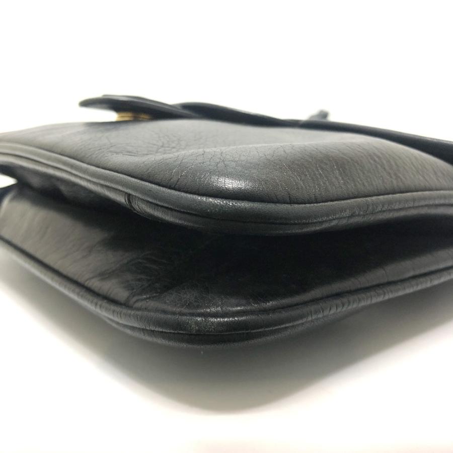 CELINE セリーヌ ロゴ 斜め掛け カバン 肩掛け バッグ ショルダーバッグ ブラック レディース【中古】 | CELINE | 06