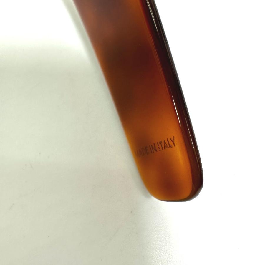 CELINE セリーヌ 46Y376CEA ロゴ ヘッドバンド  ヘアバンド ヘッドバンド カチューシャ アセテート  ブラウン 【中古】美品 | CELINE | 04