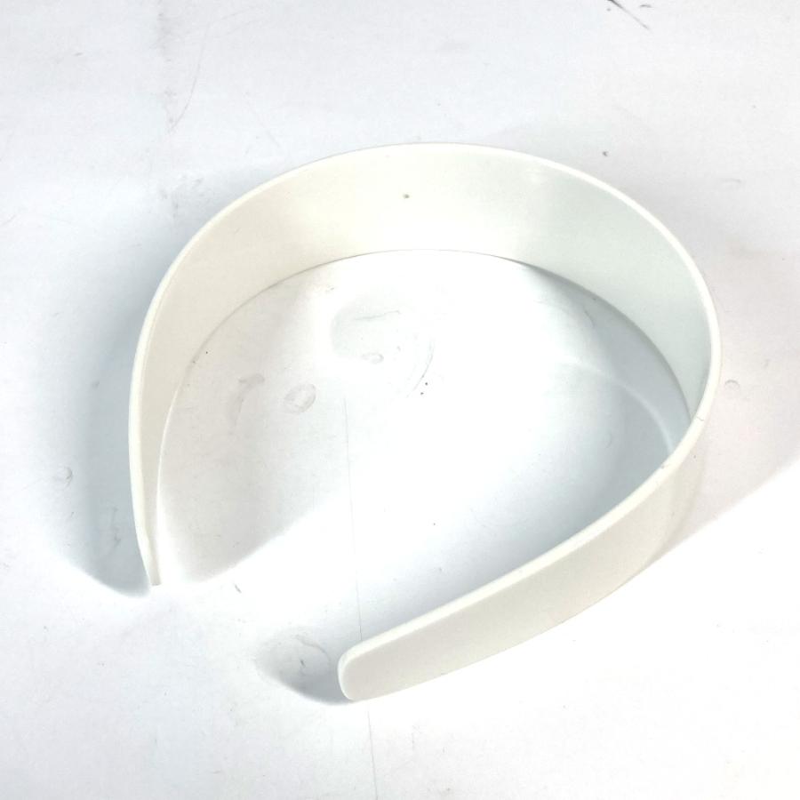 CELINE セリーヌ ロゴ ヘアバンド ヘッドバンド ヘアアクセサリー カチューシャ ホワイト レディース【中古】 | CELINE | 01