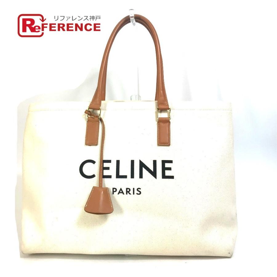 CELINE セリーヌ 190062 肩掛け ホリゾンタル カバ ロゴ トートバッグ