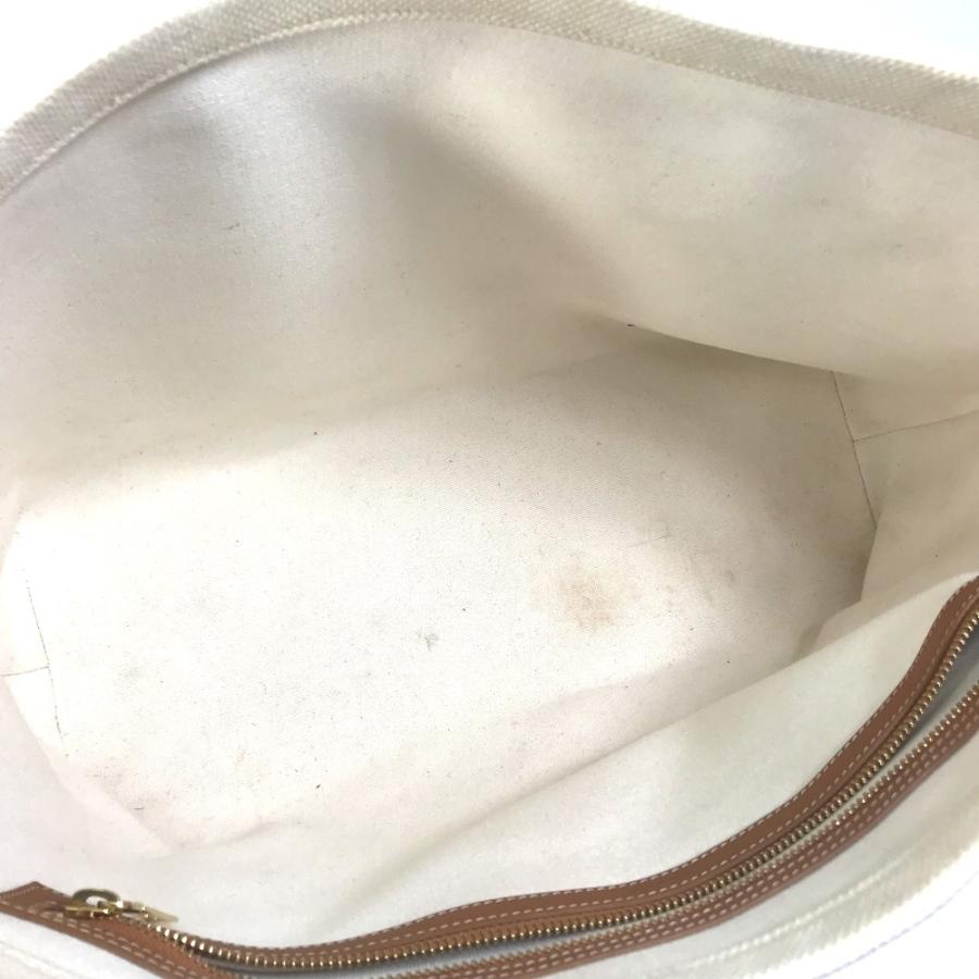 CELINE セリーヌ 190062 肩掛け ホリゾンタル カバ ロゴ トートバッグ カバン ショルダーバッグ  ナチュラル/タン レディース【中古】 | CELINE | 07