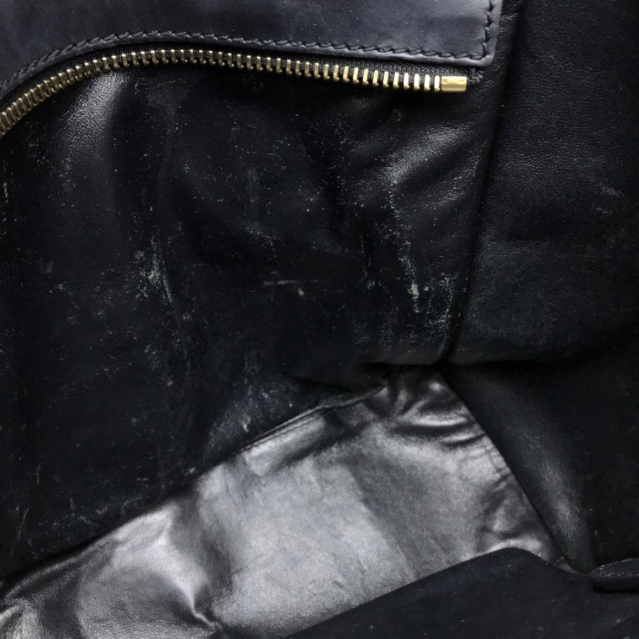 美品　CELINE セリーヌ ラゲージ マイクロショッパー レザー ブラック CELINE セリーヌ ラゲージシリーズ マイクロショッパー トート