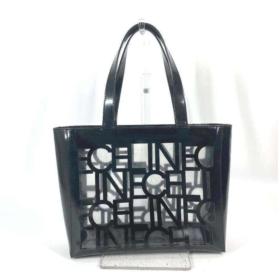 Celine セリーヌ トートバッグ ショルダーバッグ ブラック CELINE セリーヌ ロゴ ショルダーバッグ 肩掛け トートバッグ