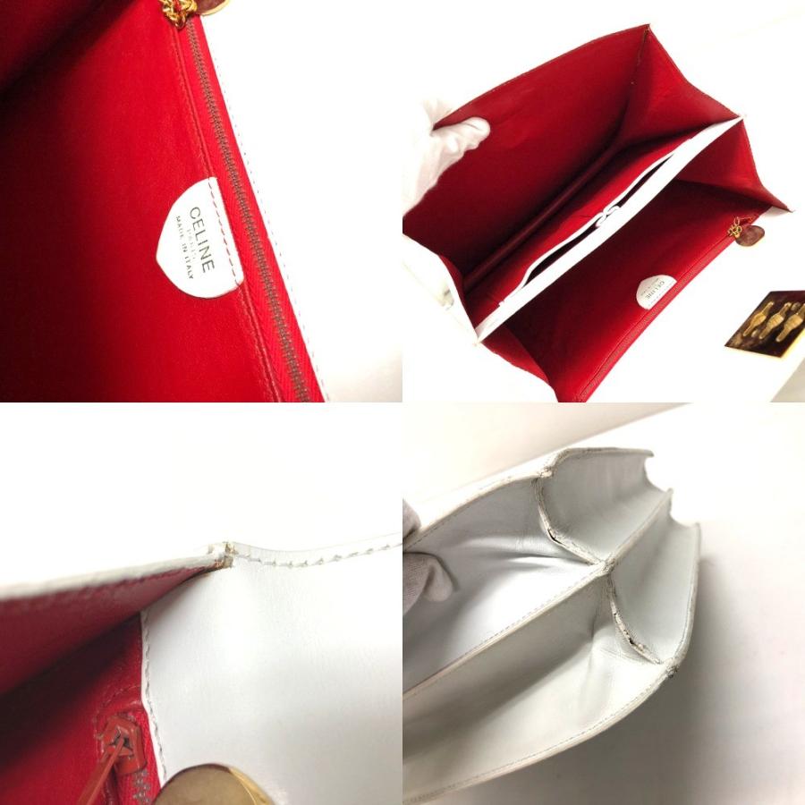 CELINE（セリーヌ） トートバッグ チェーンロック ハンドバッグ レザー