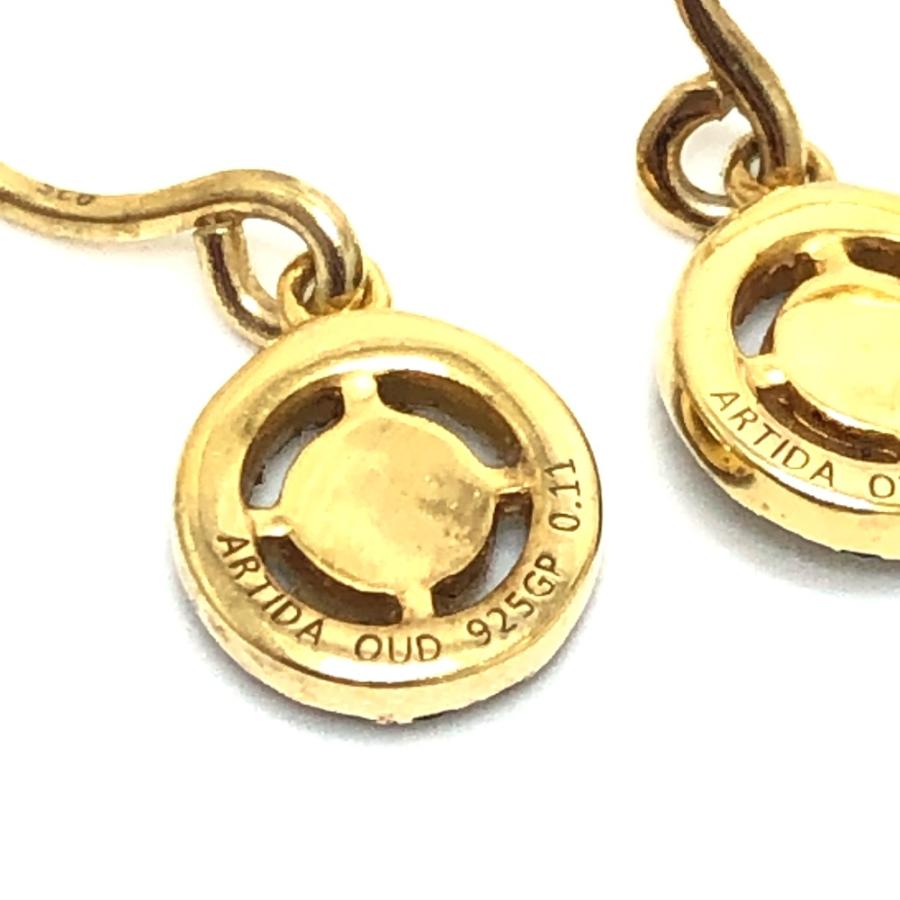 ARTIDA OUD アルティーダ ウード 925GP D0.11ct ダイヤ サークル アクセサリー フックピアス 両耳 ピアス ゴールド レディース【中古】 |  | 06