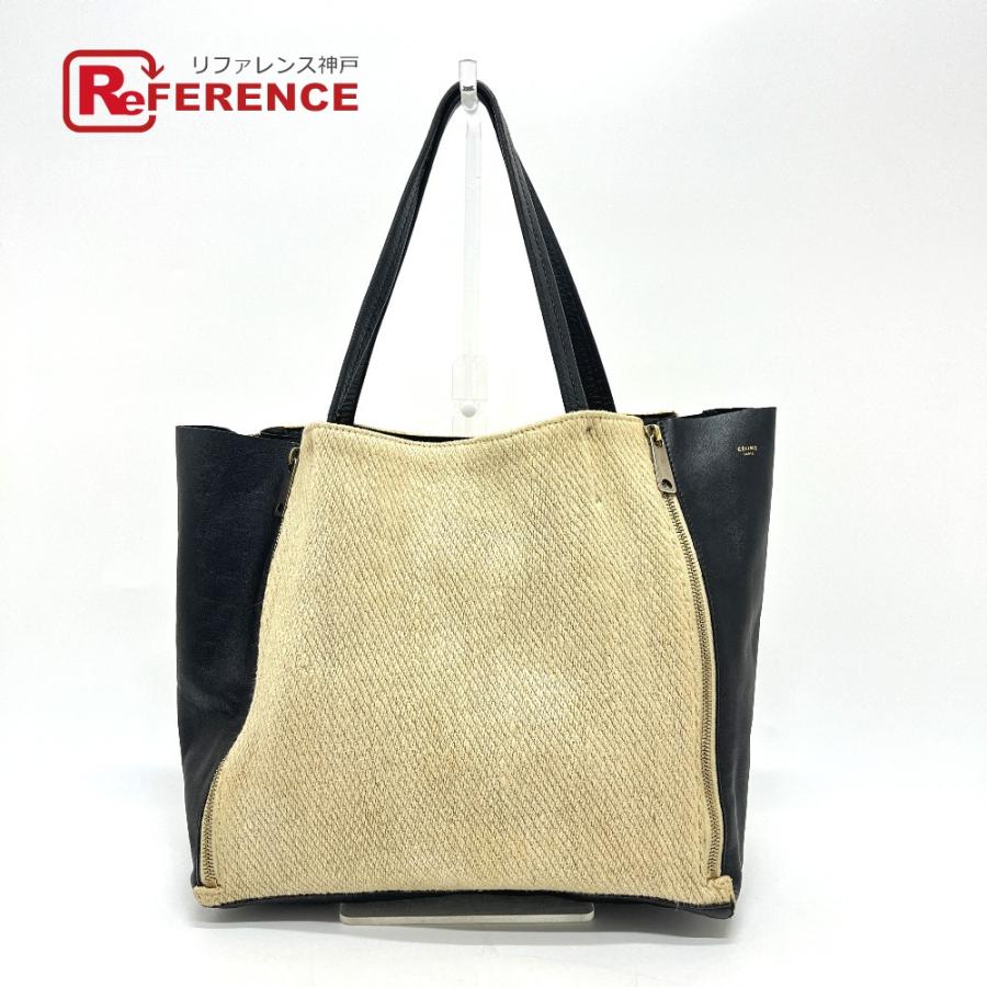 CELINE セリーヌ カバガゼット カバン バッグ ハンドバッグ トートバッグ ベージュ レディース【中古】 | CELINE