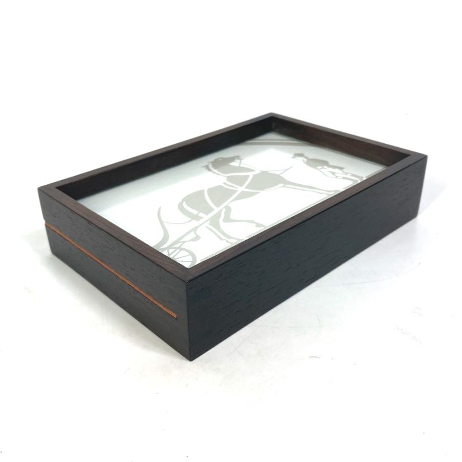 HERMES エルメス フォトフレーム 写真立て インテリア  雑貨 ブラウン レディース【中古】 | HERMES | 05