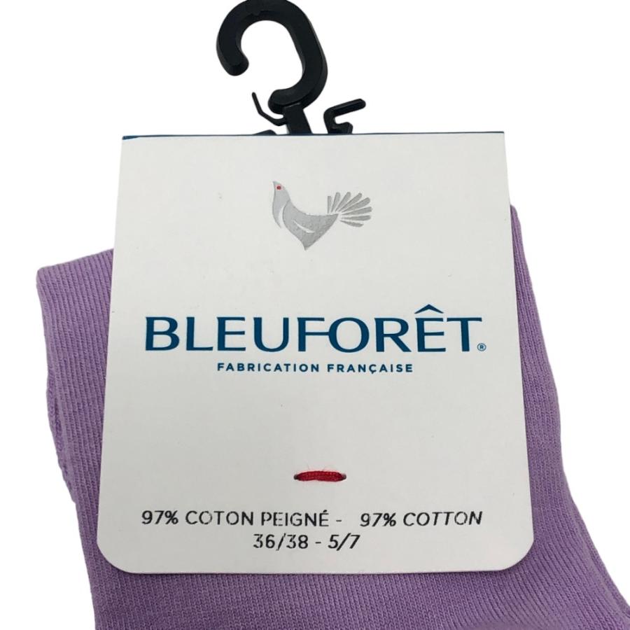 未使用 BLEUFORET ブルーフォレ レッグウェア アンクル ソックス 靴下 パープル レディース【中古】 |  | 01