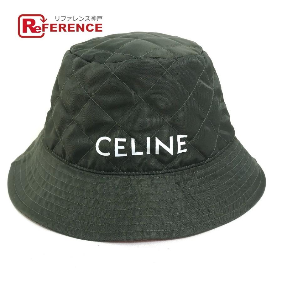 CELINE（セリーヌ） 美品 2AUB8930C キルティング ロゴ 帽子 バケット