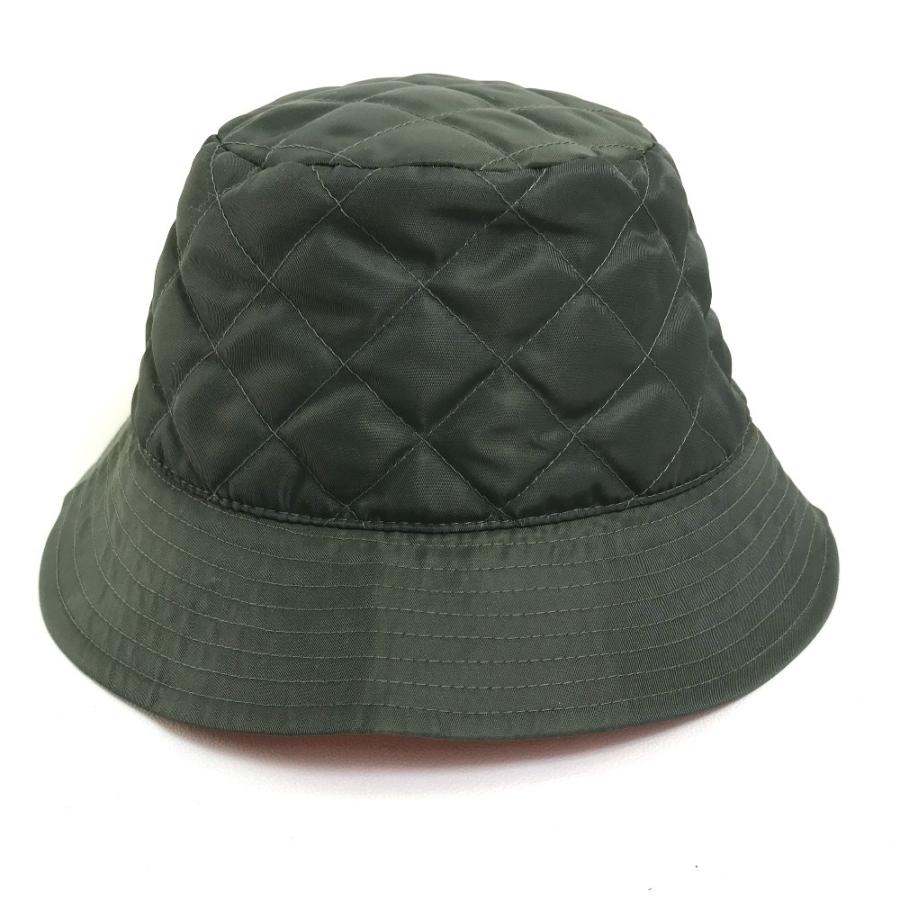 CELINE 美品 セリーヌ 2AUB8930C キルティング ロゴ 帽子 バケット  