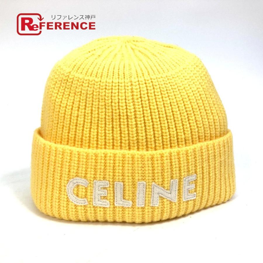 新品未使用】celine/エンブロイダリーニット帽