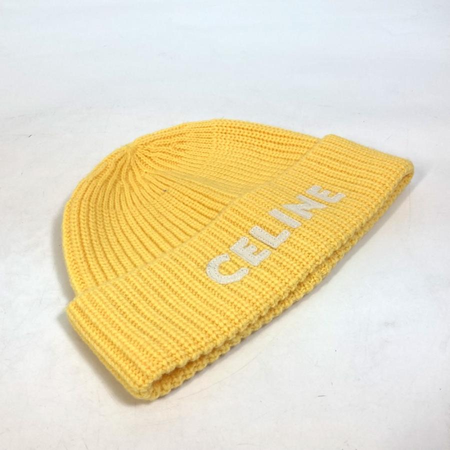 CELINE（セリーヌ） 2A61W535Q ロゴ エンブロイダリー ビーニー ニット