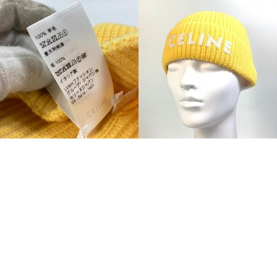 CELINE ニット帽 ビーニー ロゴ エンブロイダリー2A61W535Q 【公式通販】